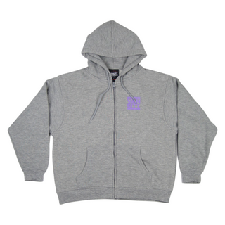 VANCITY TIE DYE UNDMC YOUTH ZIP UP HOOD - GREY