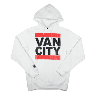 Sweat à capuche UnDMC pour adulte VO - Blanc classique