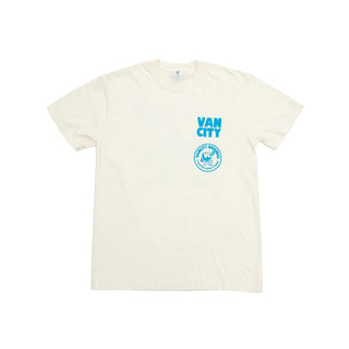 Vancity VC Peace Cream Team Tee - Cream/Azul Blue