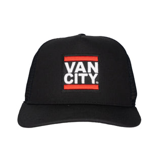 Vancity UnDMC Mesh Trucker Snapback Cap - Black