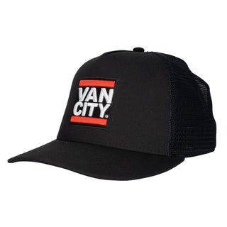 Vancity UnDMC Mesh Trucker Snapback Cap - Black