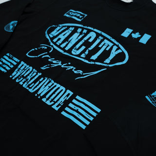 Basico Branco for Vancity - L/S Worldwide Tee - Black