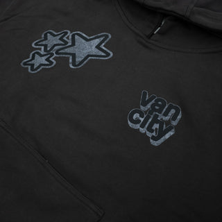 Basico Branco for Vancity - S/S Star Hoodie - Black
