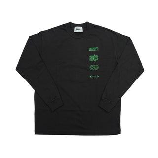 Basico Branco for Vancity - L/S Soccer Tee - Washed Black