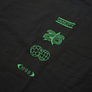Basico Branco for Vancity - L/S Soccer Tee - Washed Black