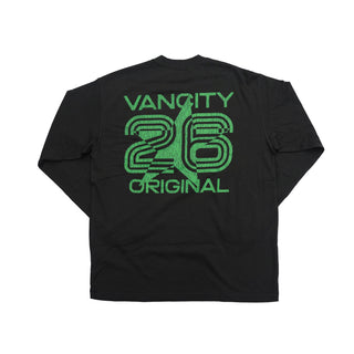 Basico Branco for Vancity - L/S Soccer Tee - Washed Black