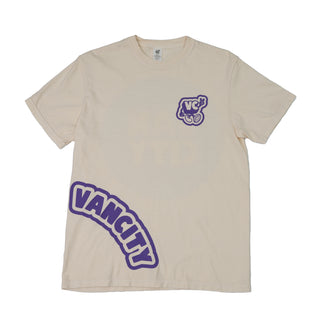 VC Peace Cream Team Tee - Cream/Purple