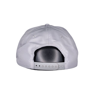 VC Link logo nylon 5-panel unstructured snapback - Silver