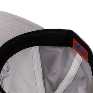 VC Link logo nylon 5-panel unstructured snapback - Silver