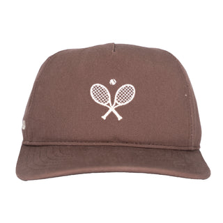 Vancity Sports 5 panel half structured strapback - Chocolate