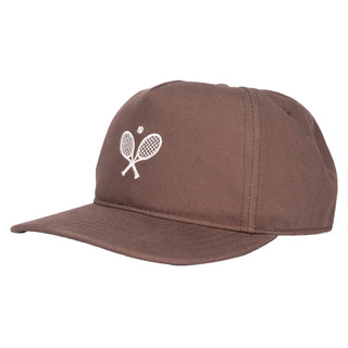 Vancity Sports 5 panel half structured strapback - Chocolate
