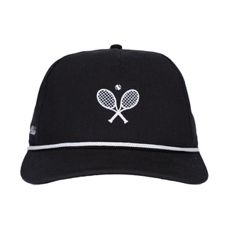 Vancity Sports 5 panel half structured strapback - Black