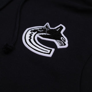MITCHELL & NESS NHL CANUCKS PATCH HOODIE - BLACK
