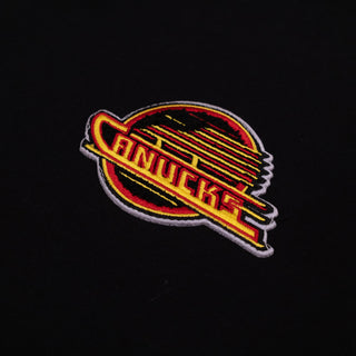 MITCHELL & NESS NHL CANUCKS STANDARD PATCH TEE - BLACK