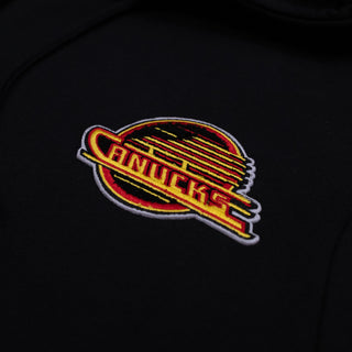 MITCHELL & NESS NHL CANUCKS STANDARD PATCH HOOD - BLACK