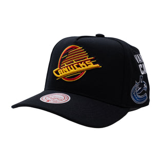 Vancouver Canucks Historical A-Frame Snapback - Black