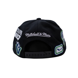 Vancouver Canucks Historical A-Frame Snapback - Black