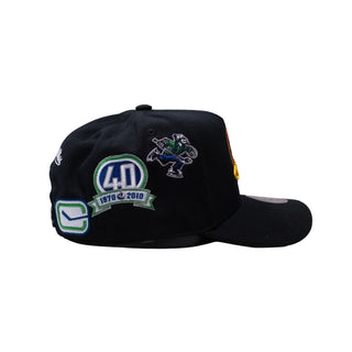 Vancouver Canucks Historical A-Frame Snapback - Black