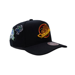 Vancouver Canucks Historical A-Frame Snapback - Black