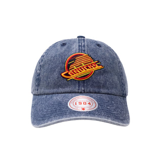 MITCHELL & NESS NHL CANUCKS LEGENDARY RHYME 1904 STRAPBACK - ACID NAVY