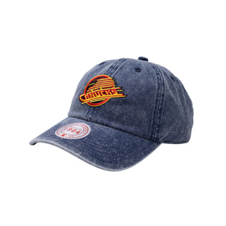 MITCHELL & NESS NHL CANUCKS LEGENDARY RHYME 1904 STRAPBACK - ACID NAVY