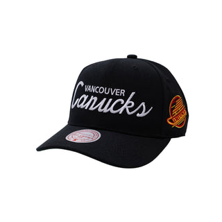 MITCHELL & NESS NHL CANUCKS LEGENDS SCRIPT PRO CROWN - BLACK