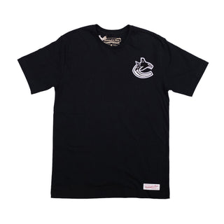 MITCHELL & NESS NHL CANUCKS PATCH TEE - BLACK