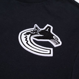 MITCHELL & NESS NHL CANUCKS PATCH TEE - BLACK