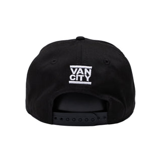 Vancity Original® Brand X NE 940 A Frame OG VC SNAPBACK - BLACK/BLACK/WHITE