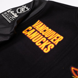 Vancouver Canucks On Top Wool Varsity Jacket