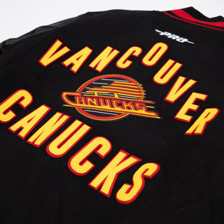 Vancouver Canucks On Top Wool Varsity Jacket