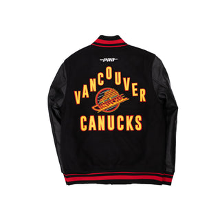 Vancouver Canucks On Top Wool Varsity Jacket