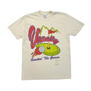 T-shirt Smokin' The Greens - Crème