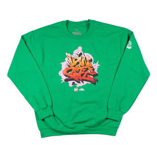NAKS FOR VANCITY ORIGINAL WILD STYLE CREWNECK - KELLY