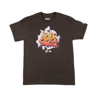 NAKS FOR VANCITY ORIGINAL WILD STYLE TEE - CHOCOLATE