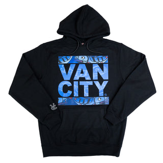 Sweat à capuche Vancity X Adam Lewis Salmon Undmc - Noir