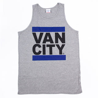 Débardeur oversize UnDMC - Gris chiné/Royal