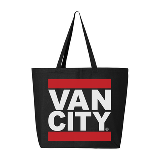 SAC CABAS EN TOILE LOURDE VANCITY ORIGINAL CLASSIC UNDMC - NOIR